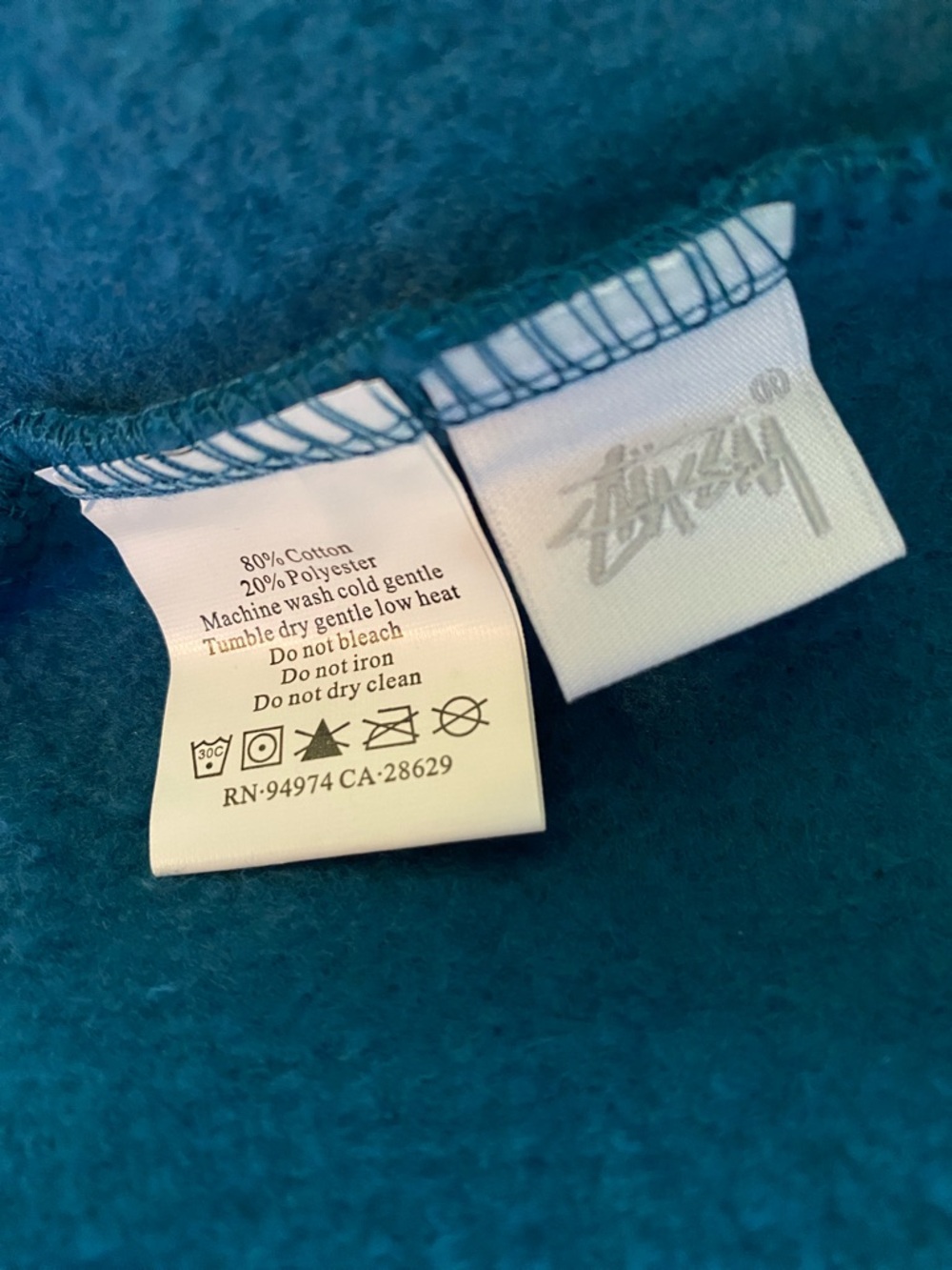 🆕 STUSSY Hoodie Stüssy LA Chapter Hooded Full zip up Sweatshirt crazy rare - Picture 3 of 11